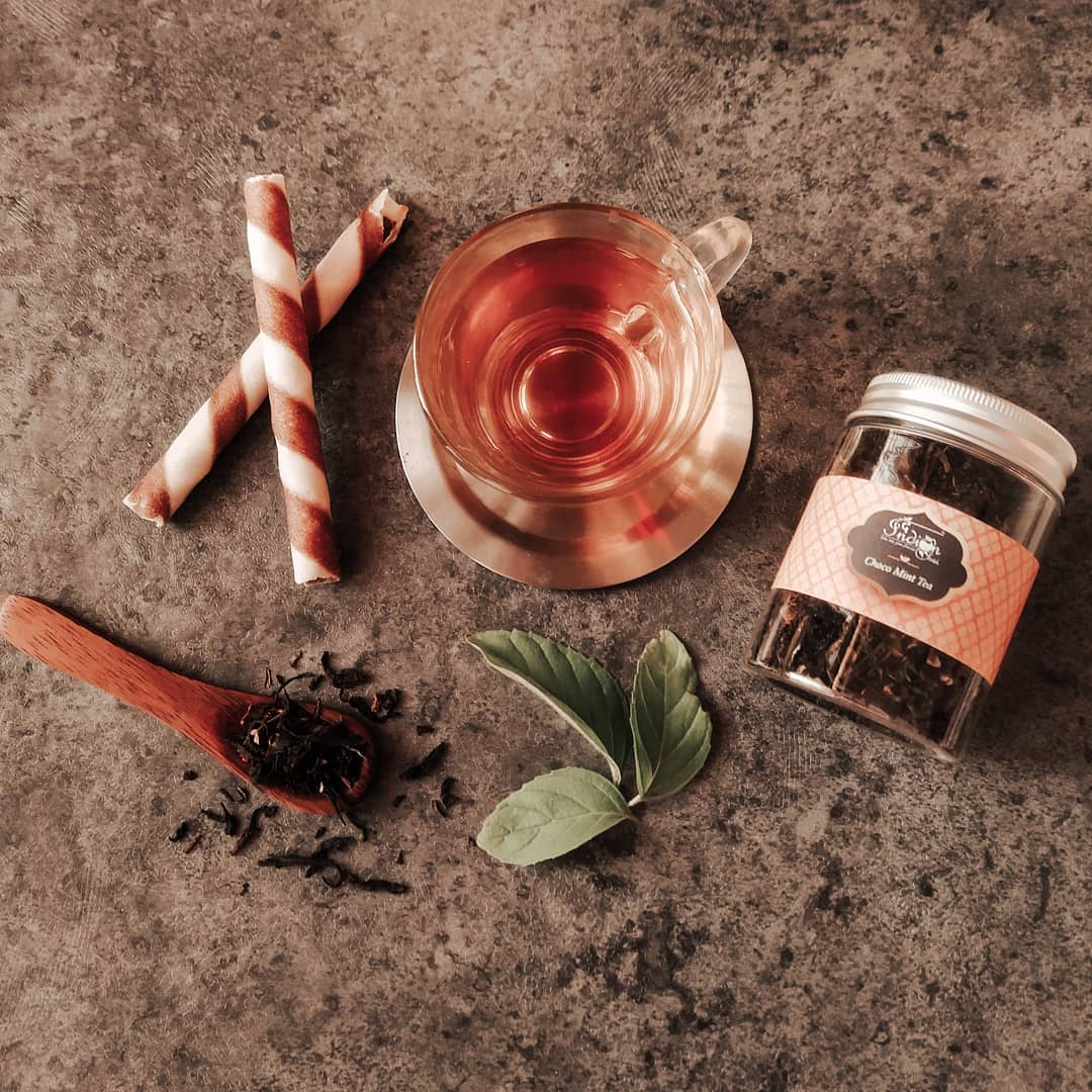 Six varieties of Chocolate tea blends