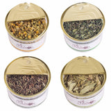 Combo, Chamomile tea, Nettle tea, Peppermint tea and Senna leaves