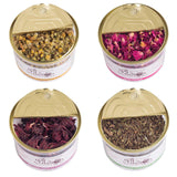 Combo, Chamomile tea, Rose Petals - Sun Dried, Hibiscus tea and Spearmint tea