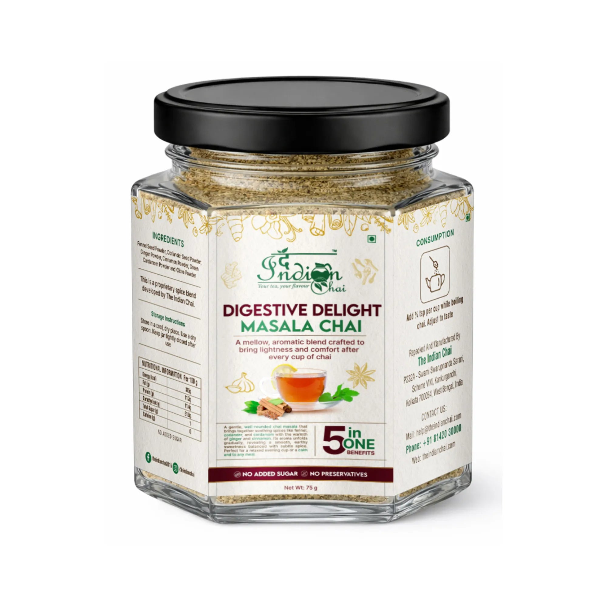 Digestive delight chai masala powder