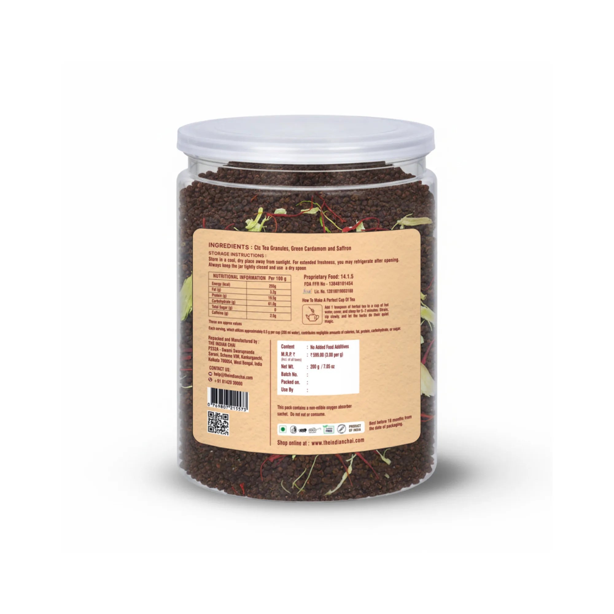 Kesar elaichi chai