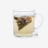 Rose green tea bags
