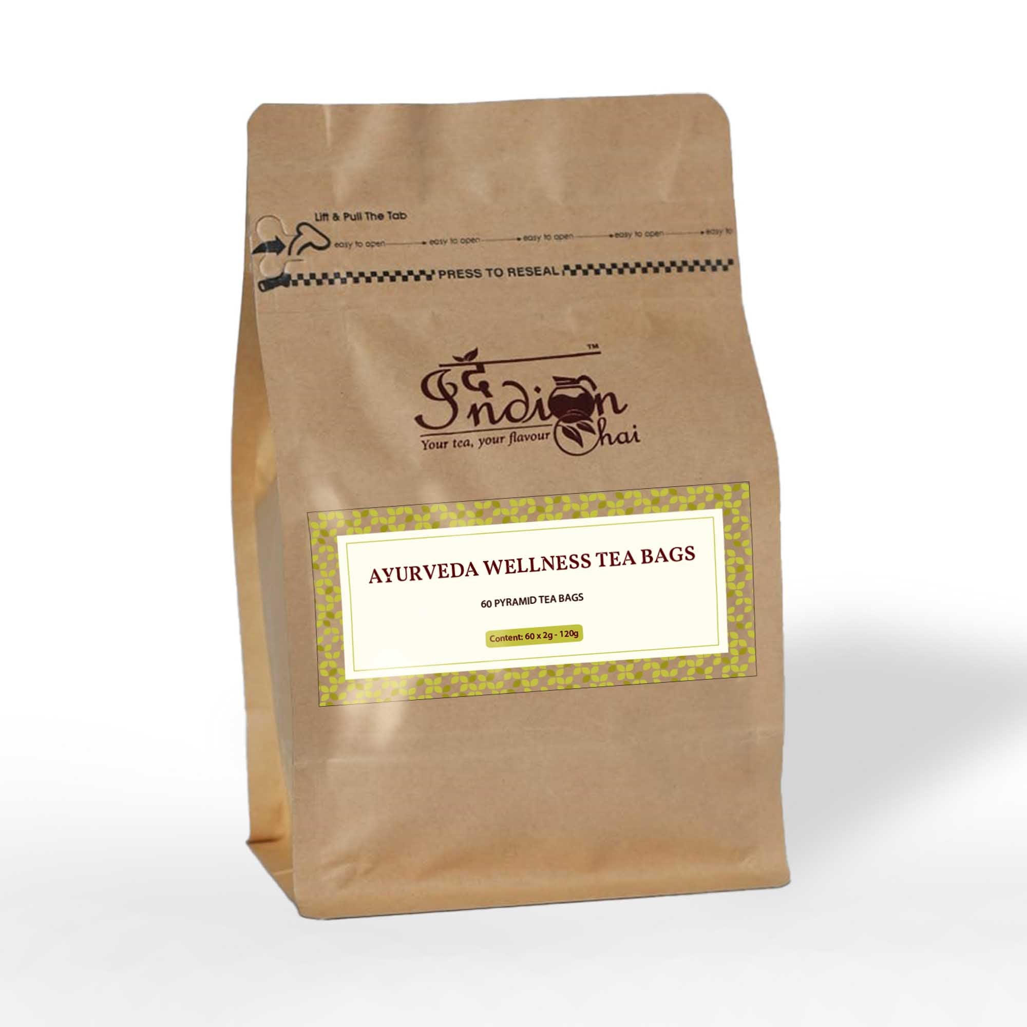 Ayurvedic wellness tea bags