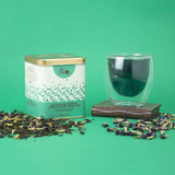Blue pea butterfly lemongrass green tea