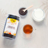 Chocolate caramel tea