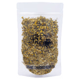 Organic chamomile flower tea