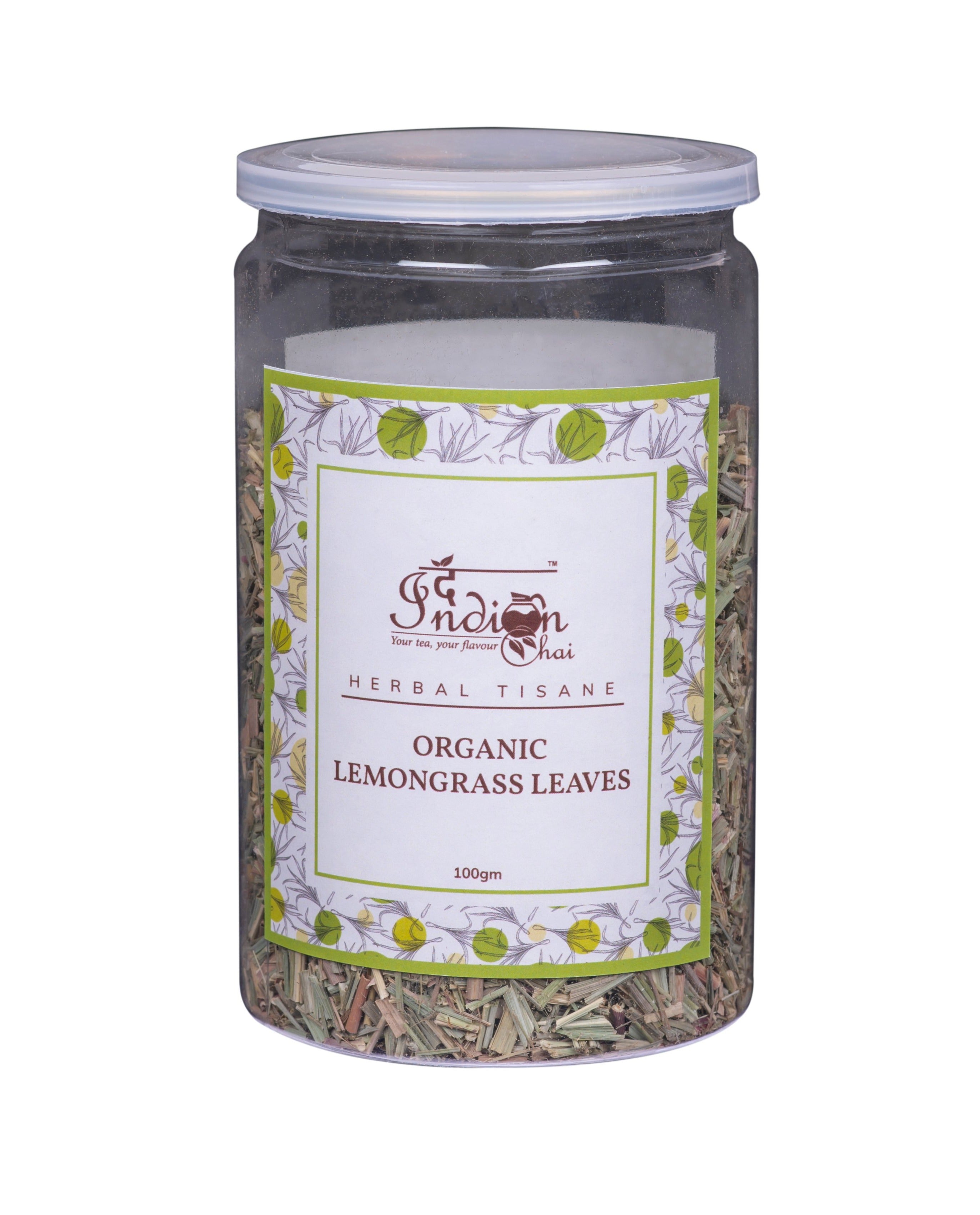 Organic lemongrass leaves