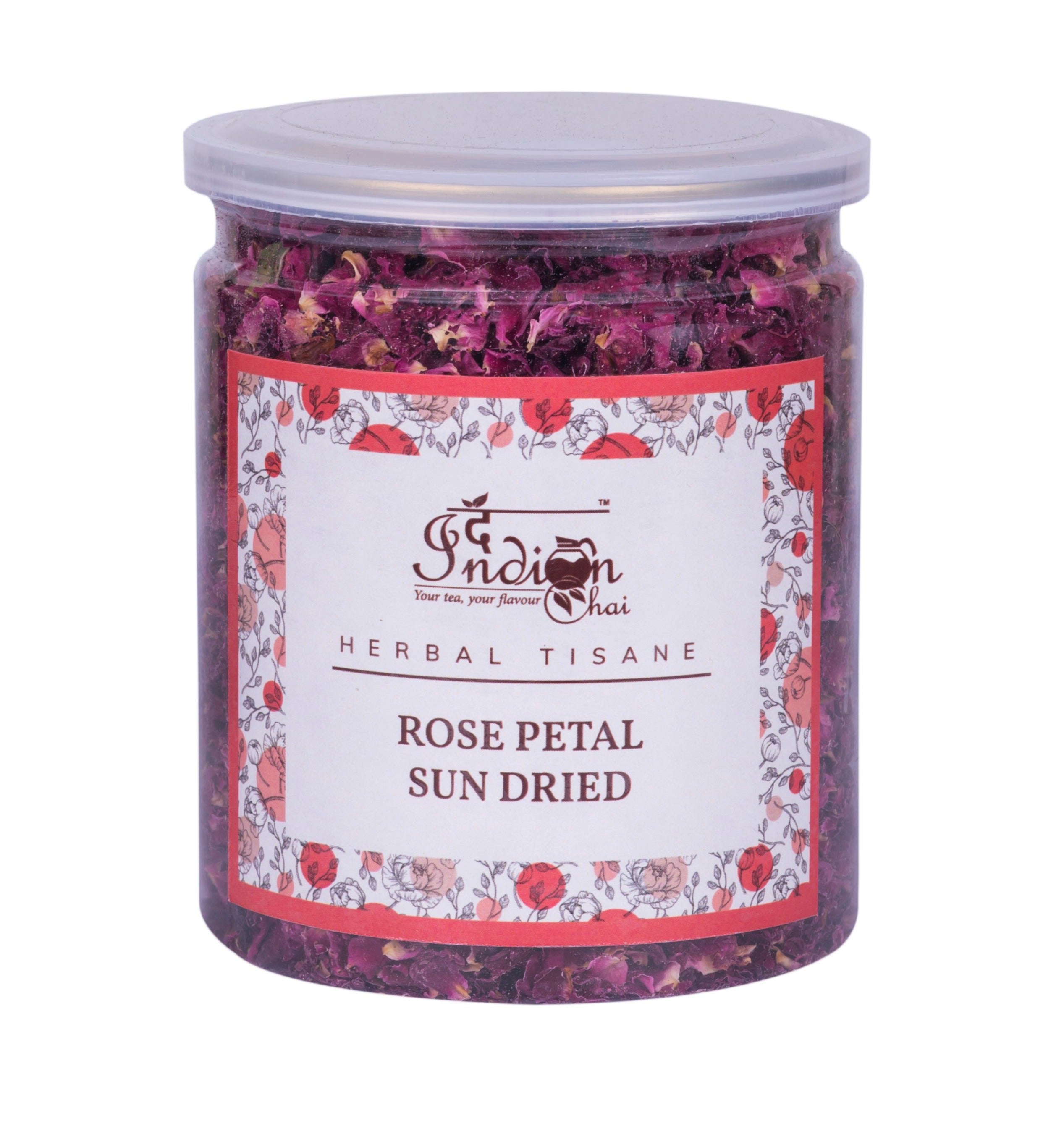 Rose petals sun dried