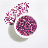 Rose petals sun dried