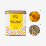 Sore throat relief tea bags