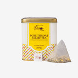 Sore throat relief tea bags