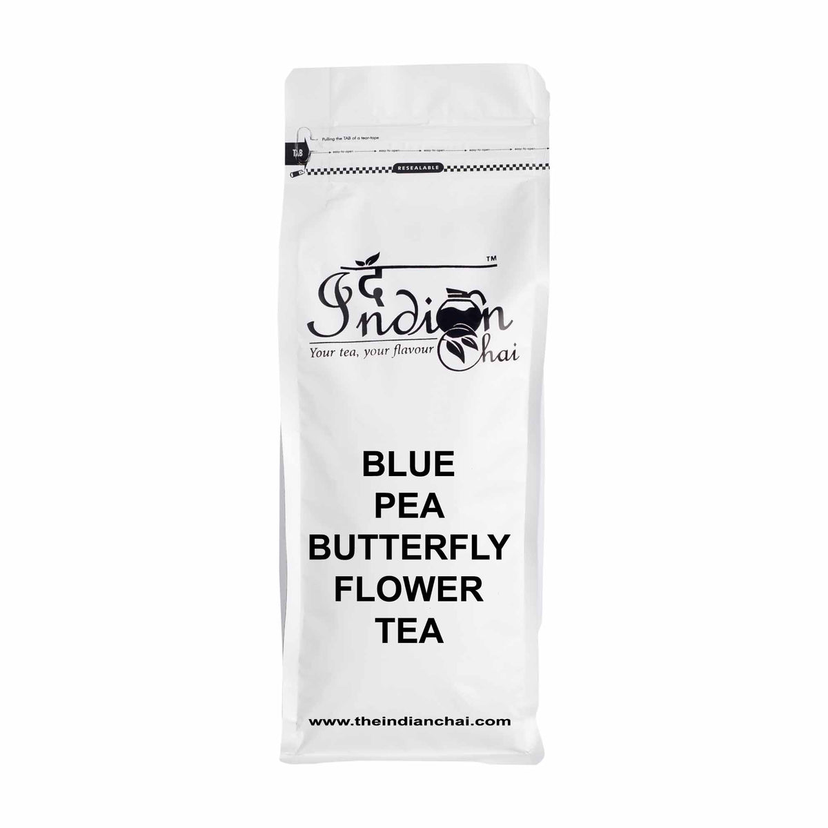 Blue pea flower tea