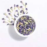Blue pea flower tea