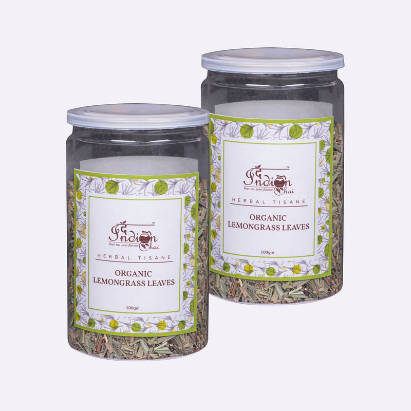 Organic lemongrass leaves