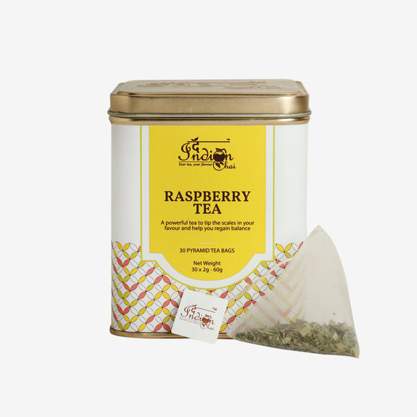 Raspberry tea bags