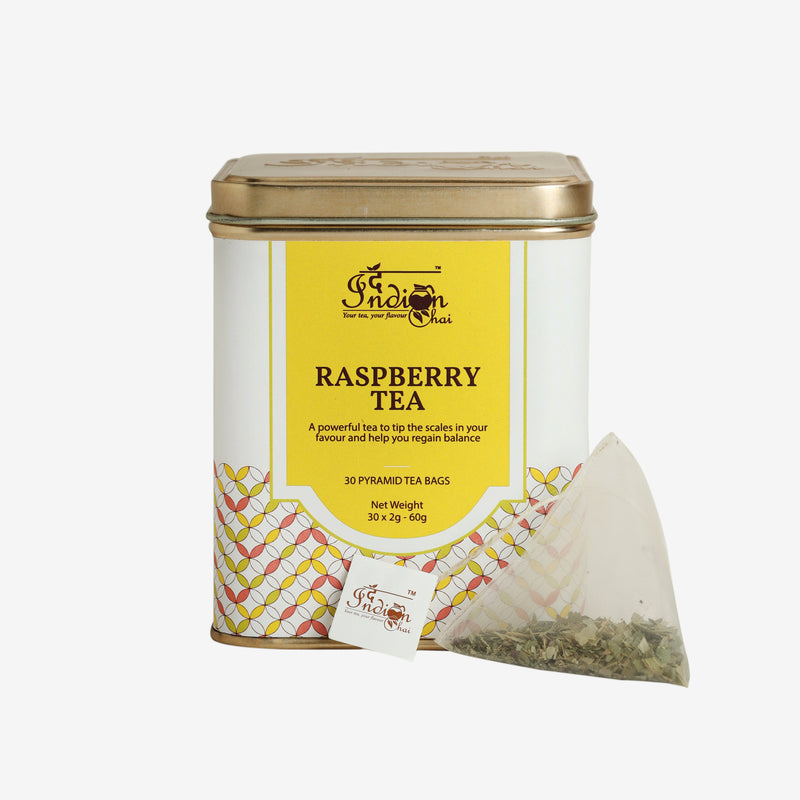 Raspberry tea bags
