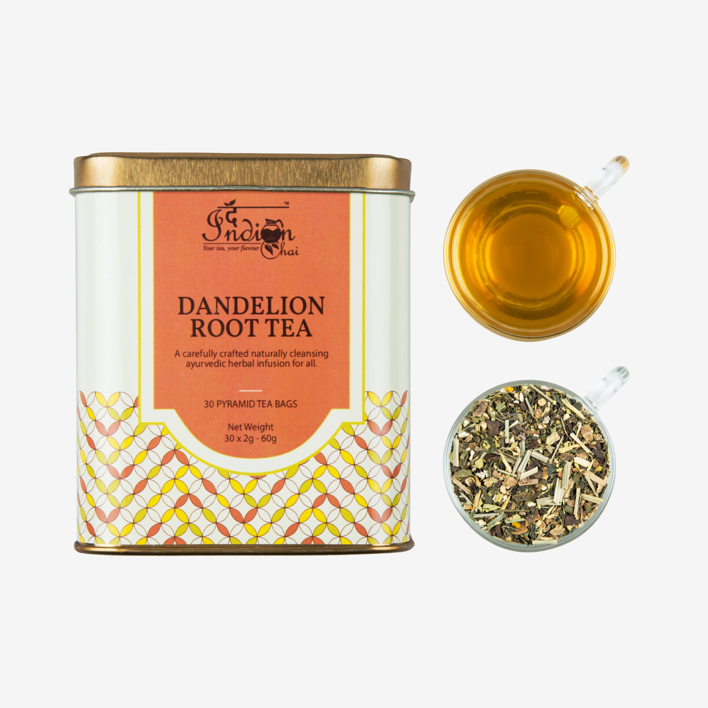 Dandelion root tea bags