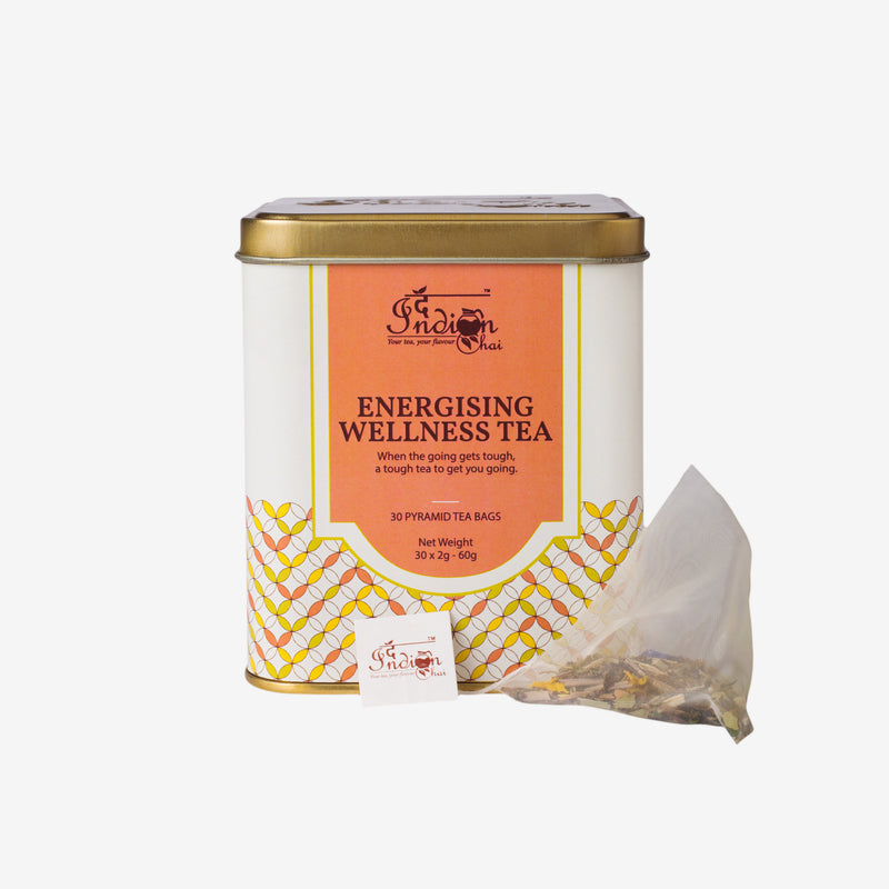 Energising wellness tea bags