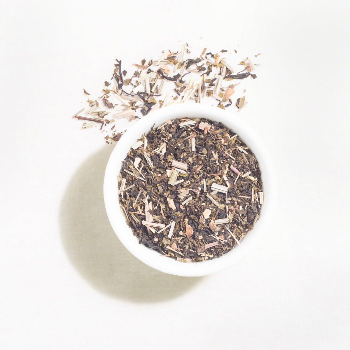 Ginger mint lemon green tea