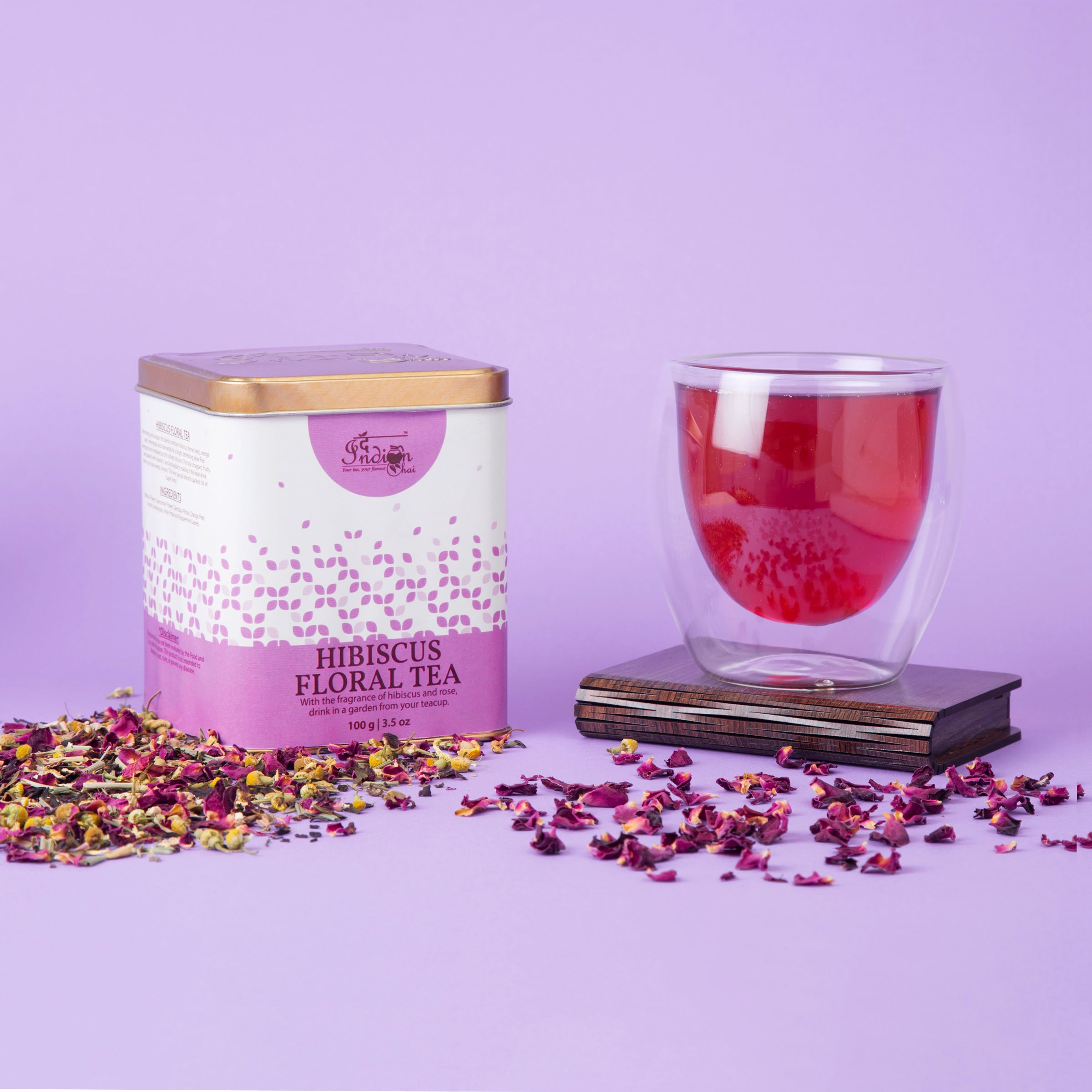 Hibiscus floral tea