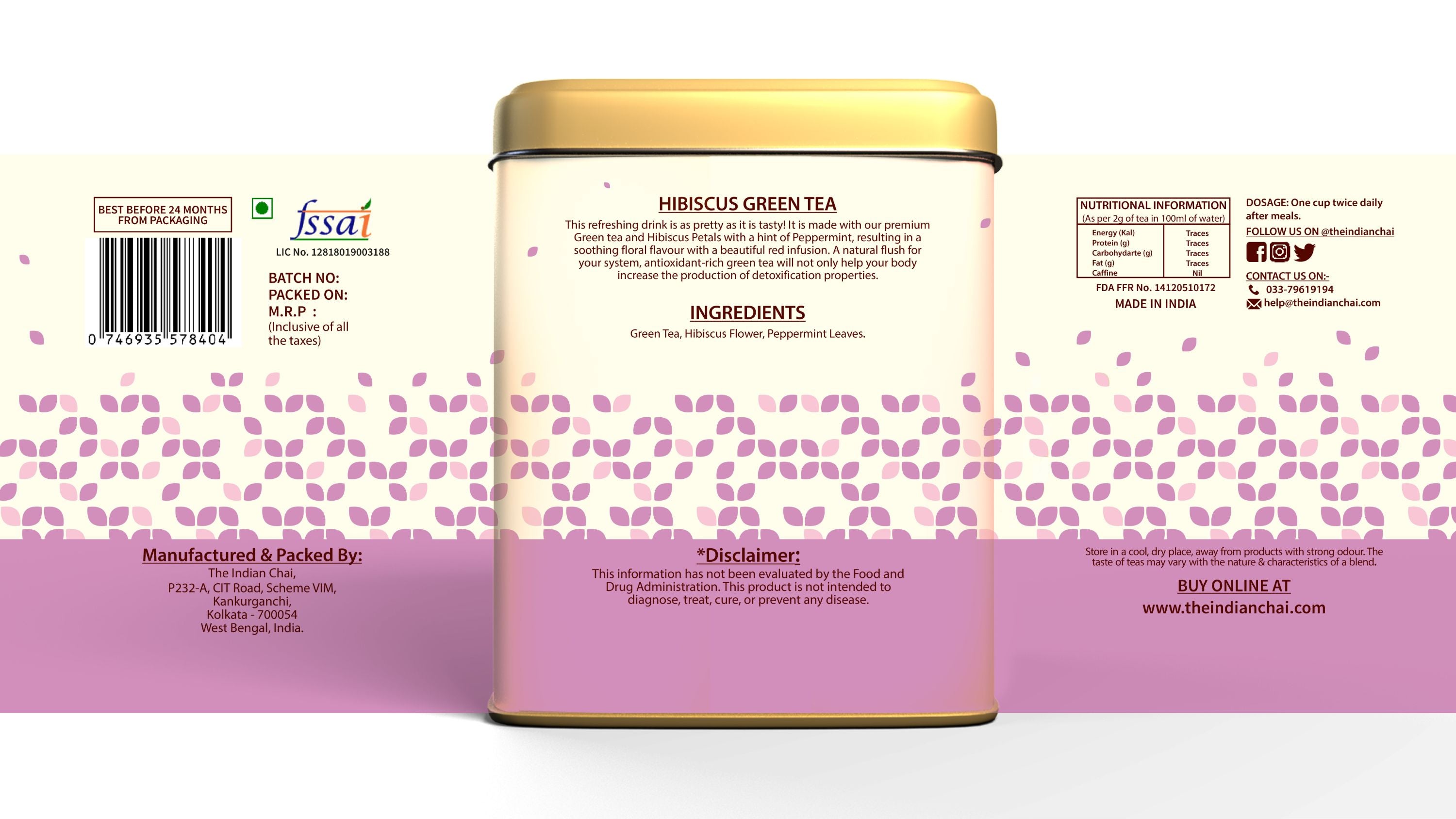 Hibiscus green tea