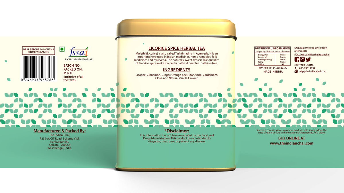 Licorice spice herbal tea
