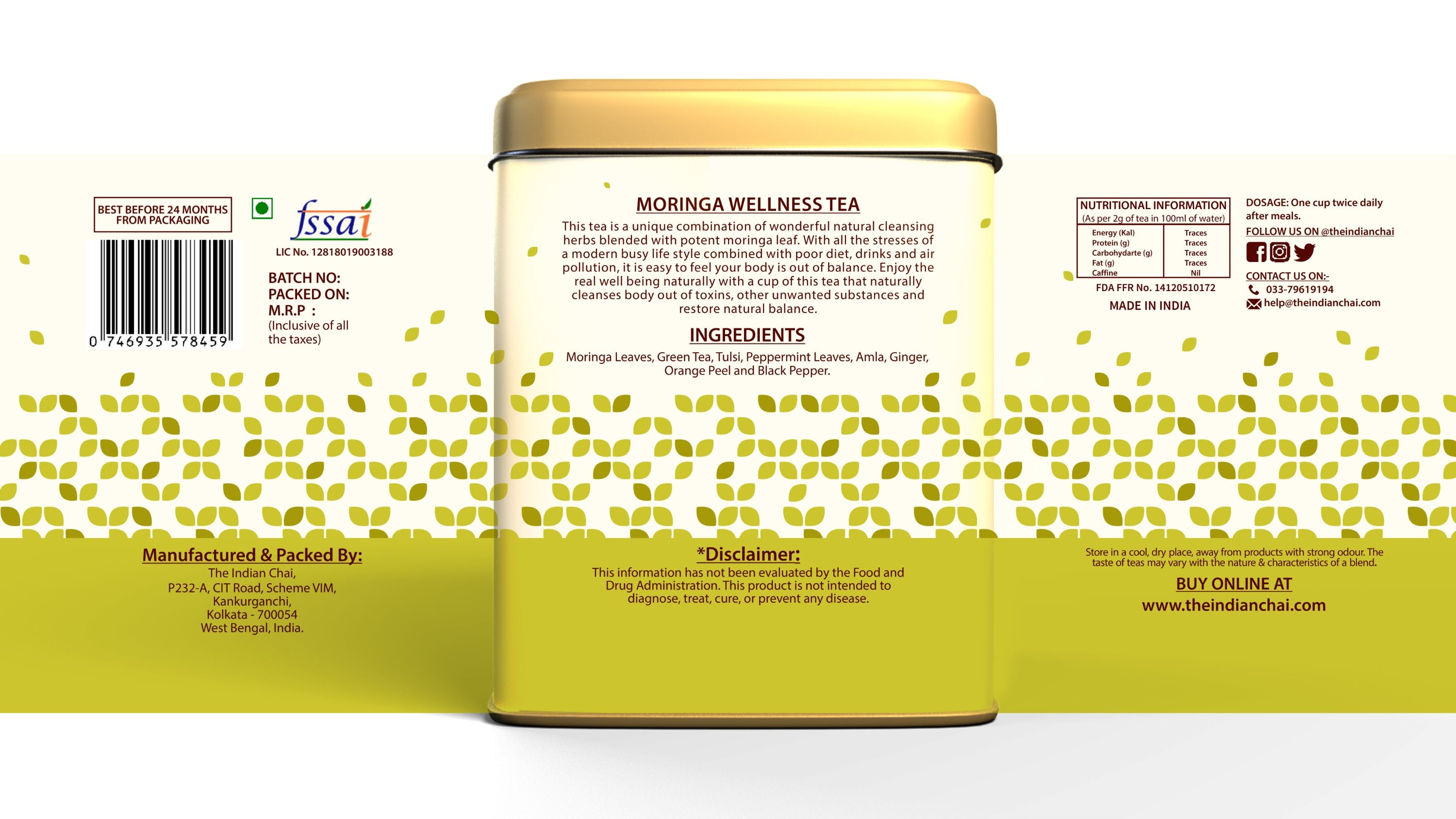 Moringa wellness tea