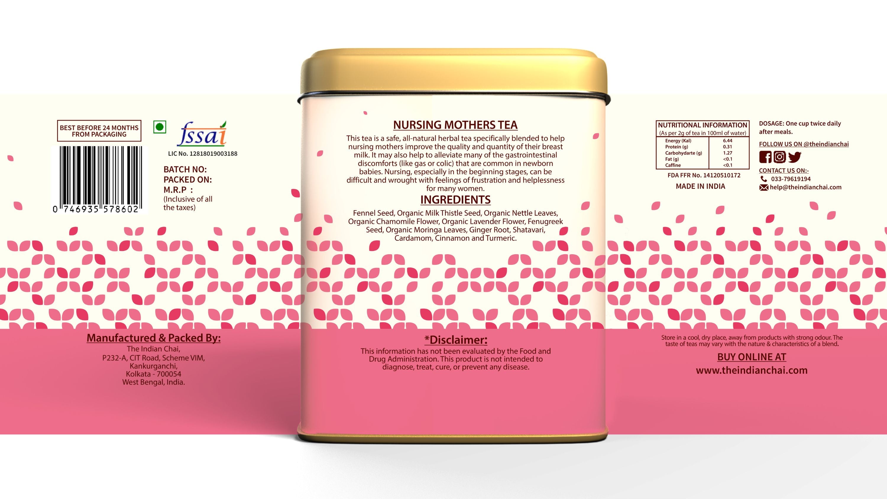 Nursing mothers tea