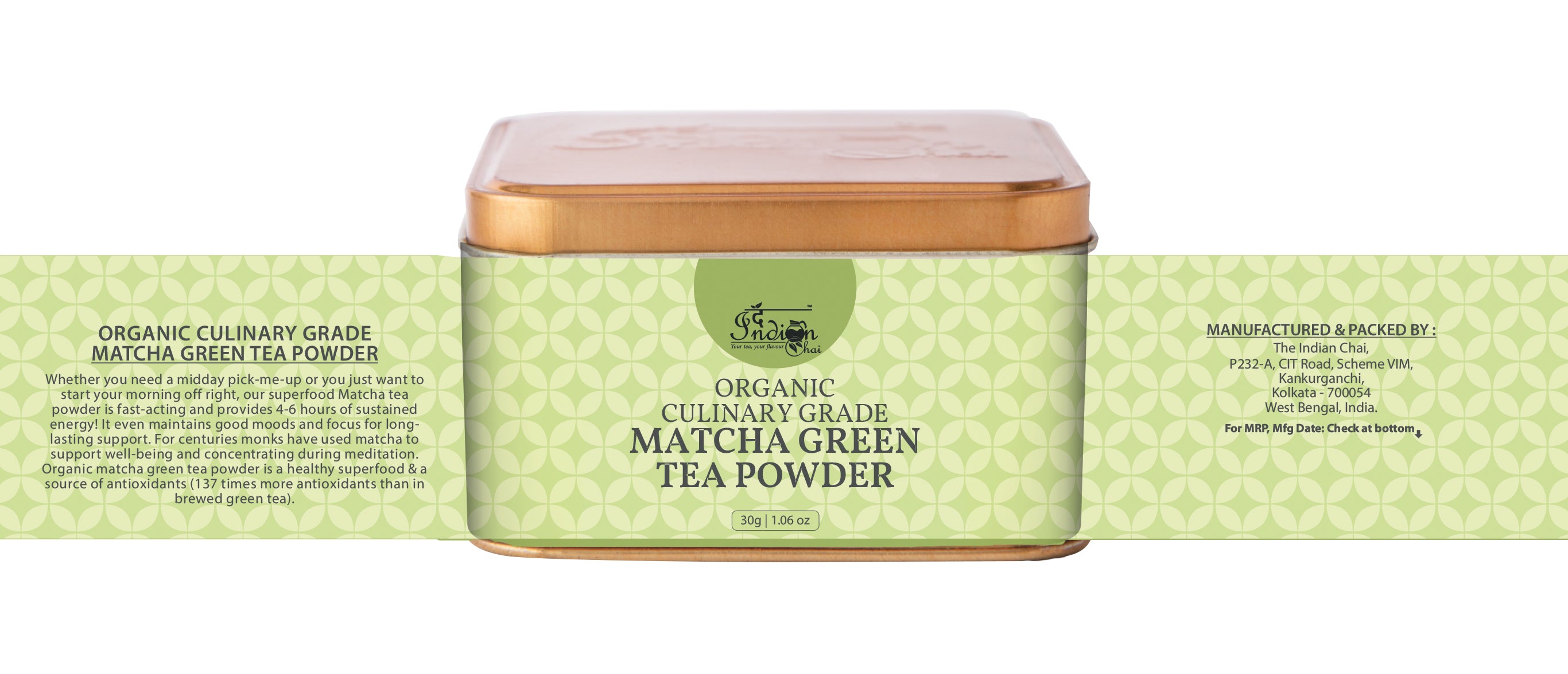 Organic Culinary Grade Matcha Green Tea Powder