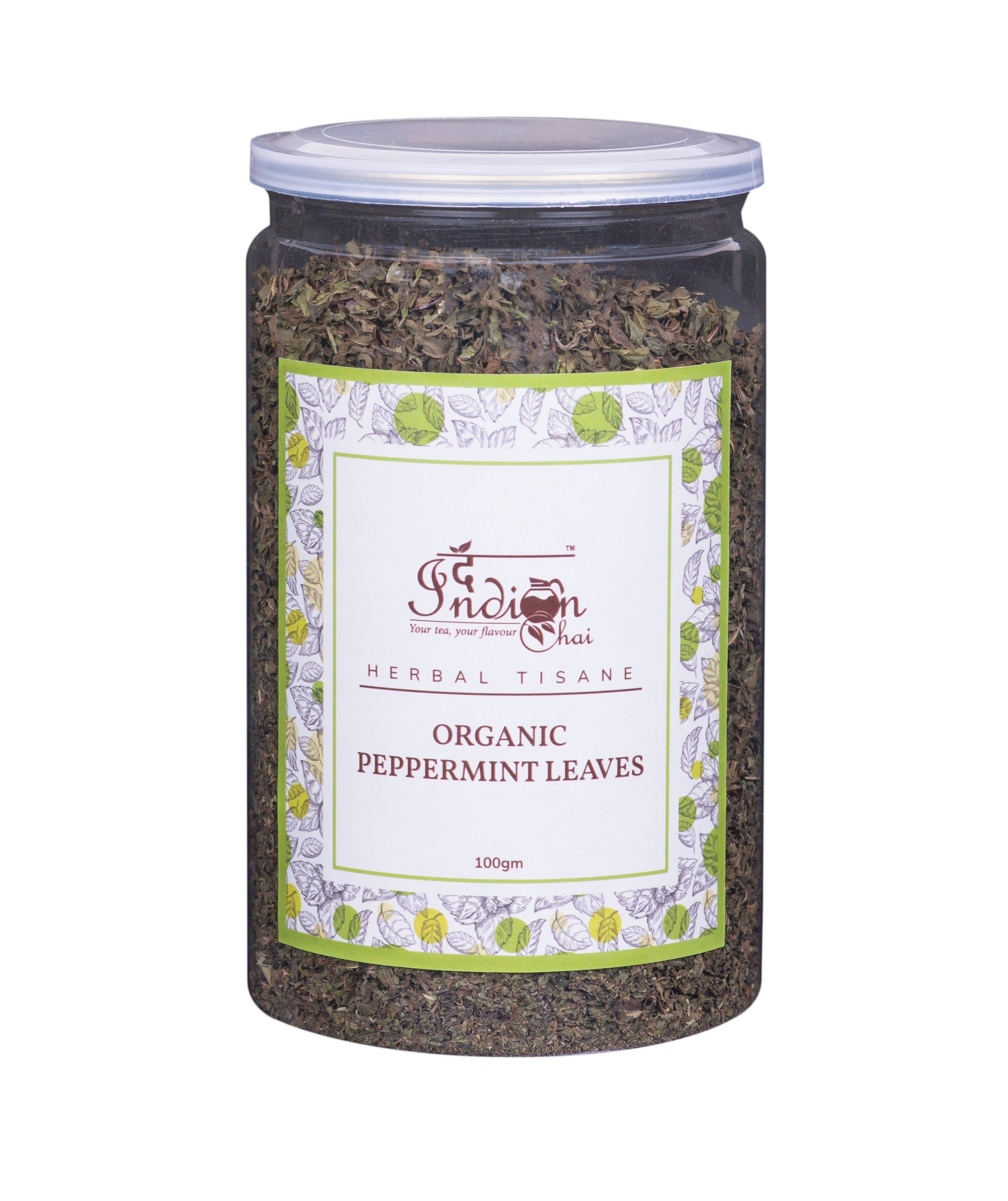 Organic peppermint leaves