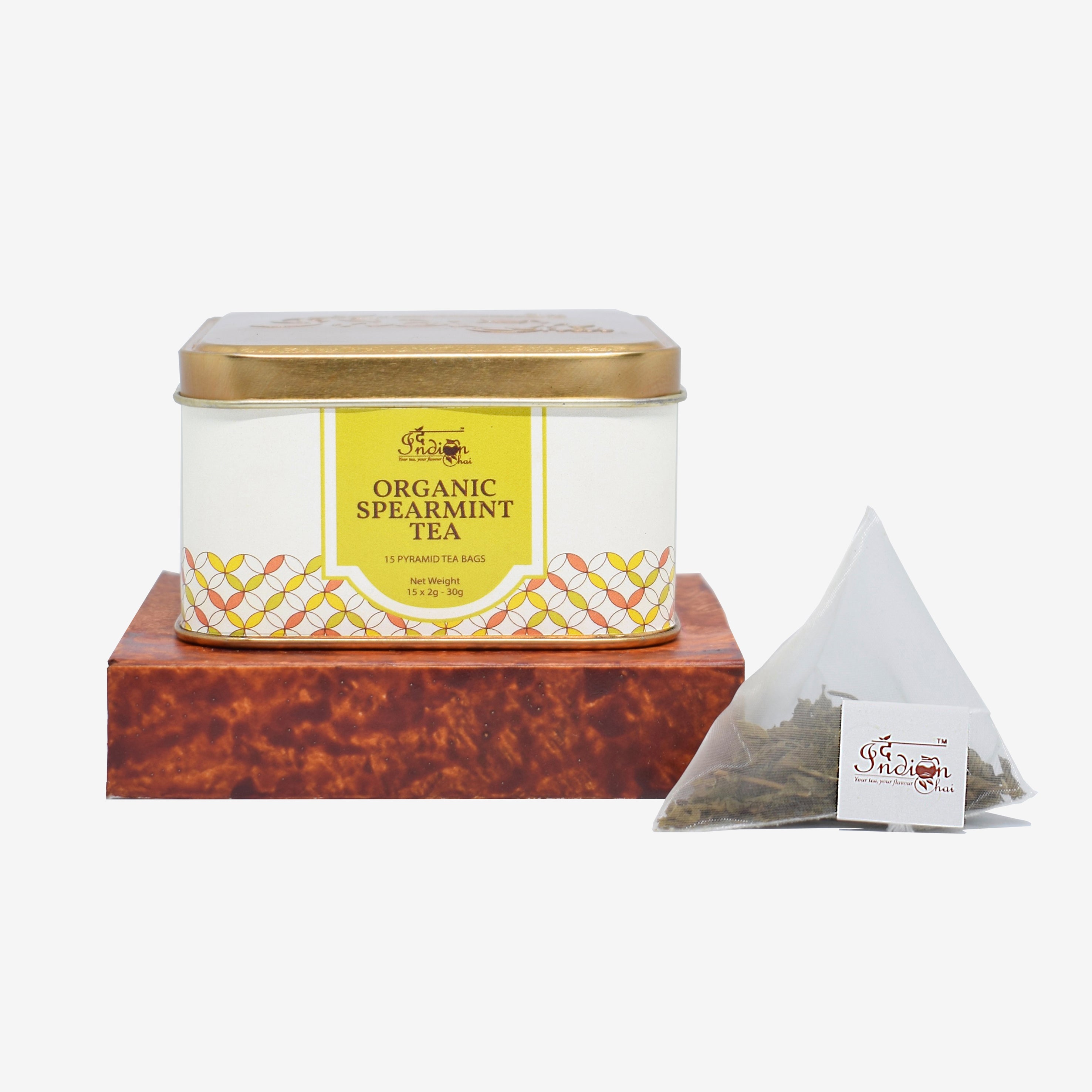 Organic spearmint tea bags