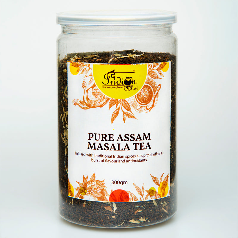 Tealiano Premium Sweet & Spicy English Breakfast Tea - Assam Masala Chai Loose Leaf, 2027 Expiry