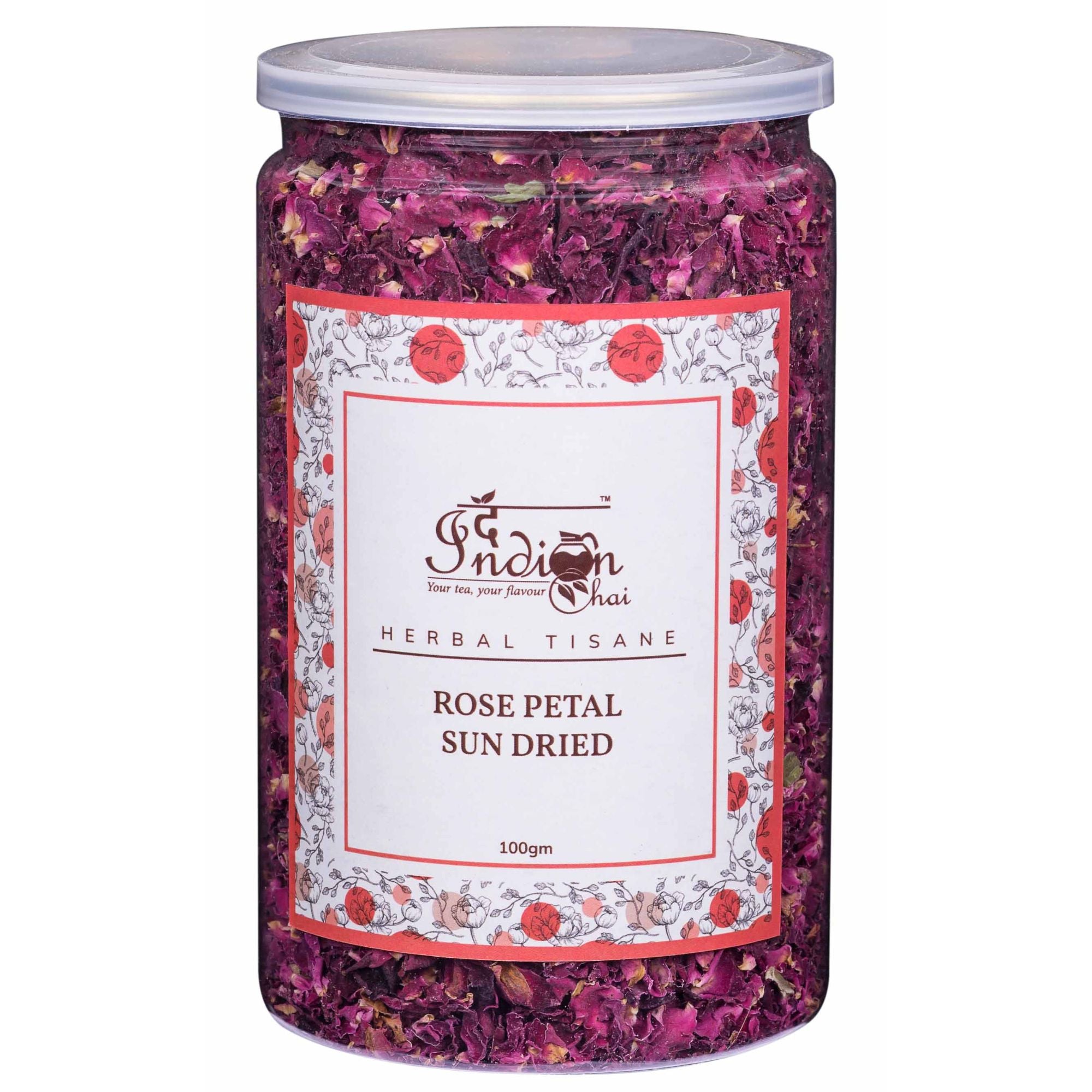 Rose petals sun dried