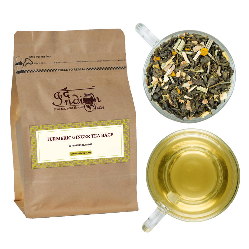 Turmeric ginger tea bags