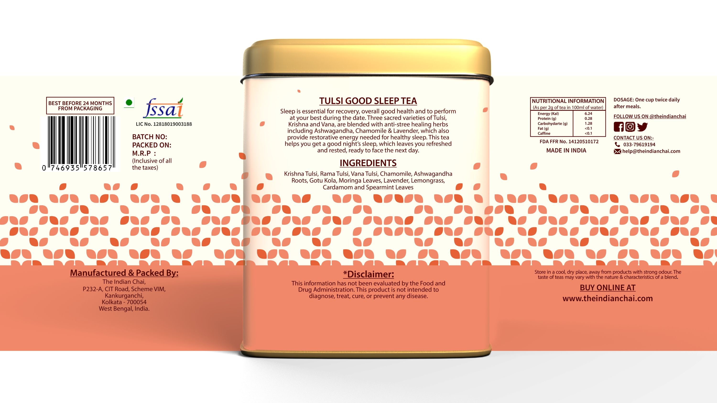 Tulsi good sleep tea