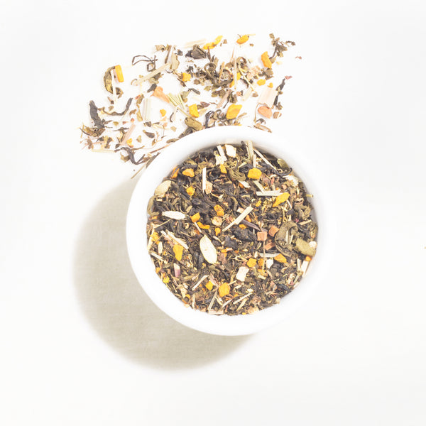 Turmeric spice herbal tea